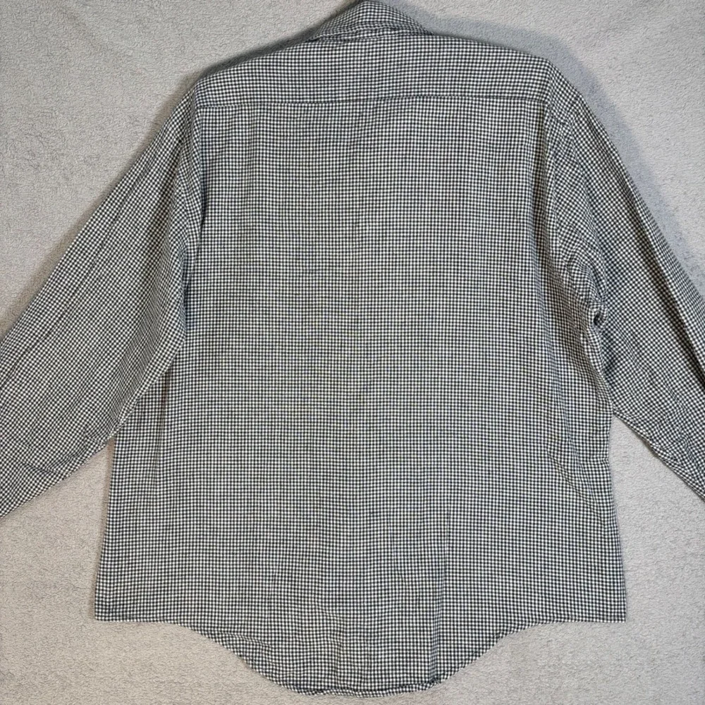 Lord and Taylor Flannel Shirt Mens XL Gingham Check‎ Button Down 100% Cotton - Picture 7 of 10